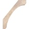 Ekena Millwork 5 1/2"W x 26"D x 32"H Legacy Smooth Knee Brace, Douglas Fir BRC06X26X32LEC00SDF - alternate 2